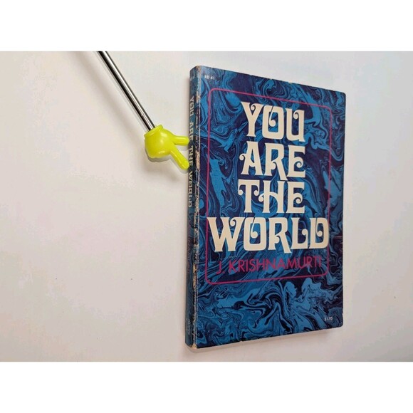 You Are the World J. Krishnamurti 1972 Vintage Paperback Harper & Row - Picture 9 of 10